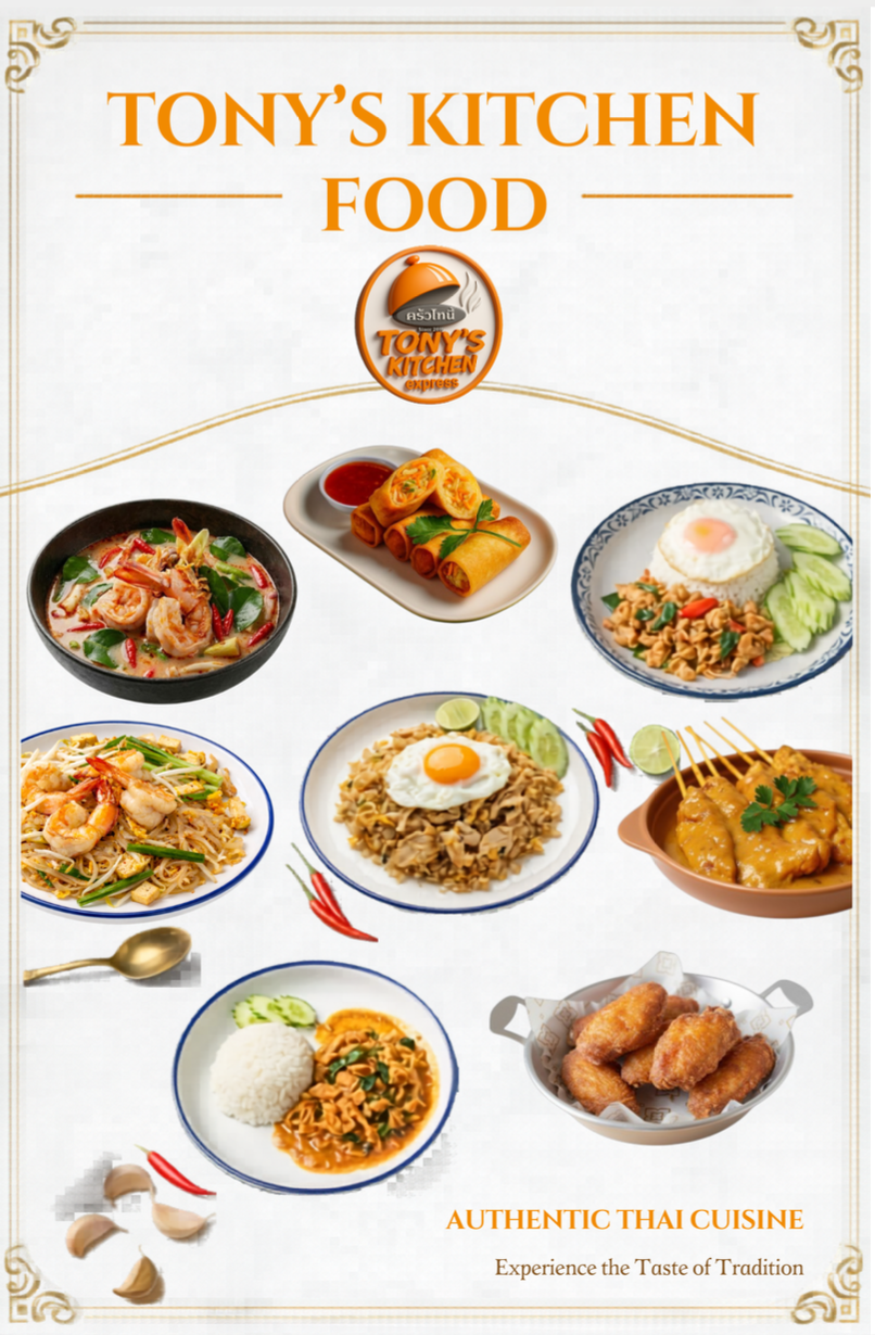 Tony's Kitchen Express menu favourites